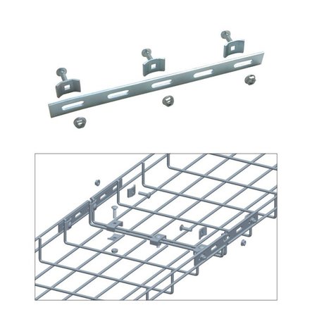 QUEST MANUFACTURING Cable Tray Strengthening Bar Kit, Zinc CT0002-03